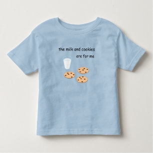 Camiseta Infantil Leite e Cookies