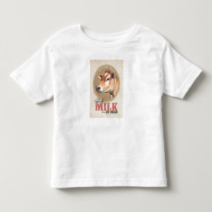 Camiseta Infantil "Leite Fresco da Nova Inglaterra"