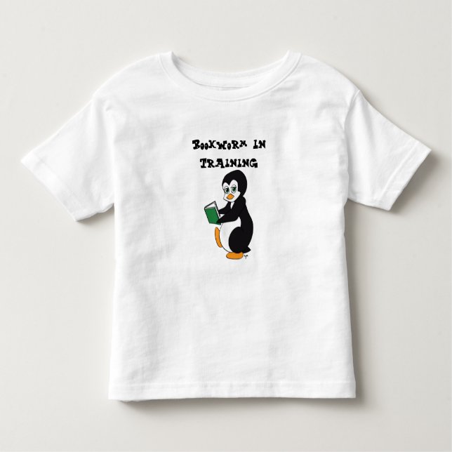 Camiseta Infantil Leitor ávido no t-shirt do treinamento (Frente)