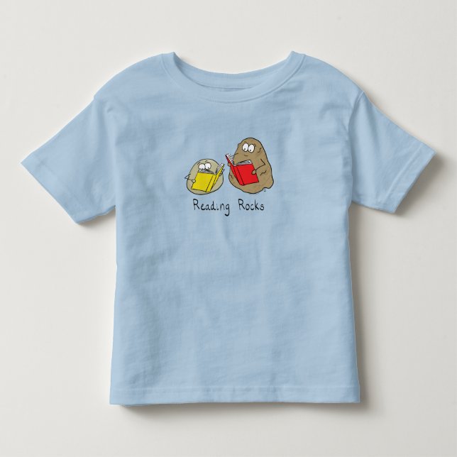 Camiseta Infantil Leitura é Divertida (Frente)