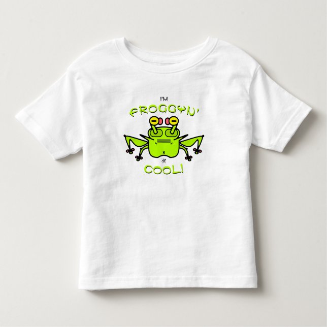 Camiseta Infantil Lema de frio engraçado (sapo) v2 t-shirt infantil (Frente)