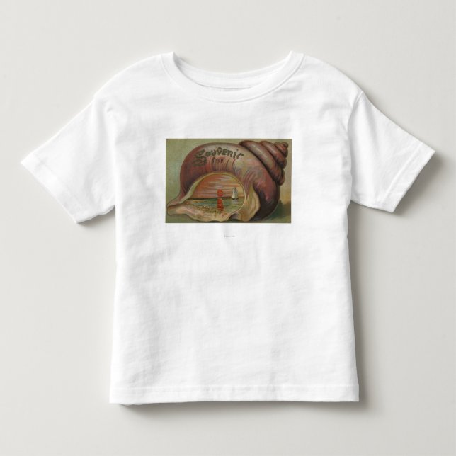 Camiseta Infantil Lembrança de #4 - alguma cidade, estado (Frente)