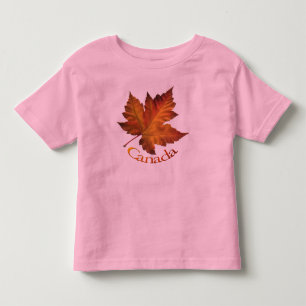 Camiseta Infantil Lembrança de Canadá do t-shirt da criança da fo