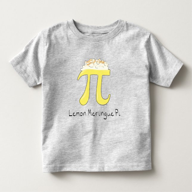 Camiseta Infantil Lemon Meringue Pi Cute Math Kid's Toddler (Frente)