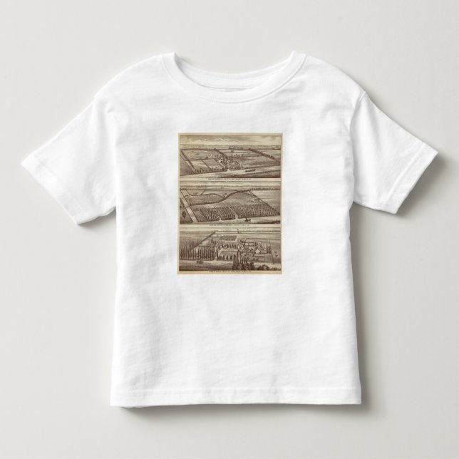 Camiseta Infantil Lemoore, ranchos de Armona (Frente)