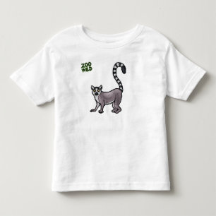 Camiseta Infantil Lemur atado anel