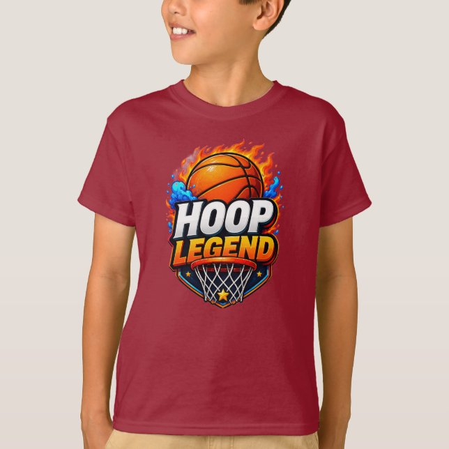 Camiseta Infantil Lenda da Cesta (Frente)