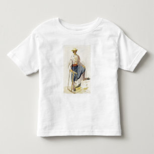 Camiseta Infantil Lenhador grego, o 13 de junho de 1856 (caneta,