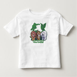 Camiseta Infantil Leões Tigre Ursos Oh Meu