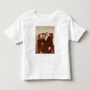 Camiseta Infantil Leon Tolstoy com sua neta, Tatiana