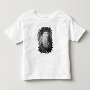 Camiseta Infantil Leonardo da Vinci, gravado por Raphael