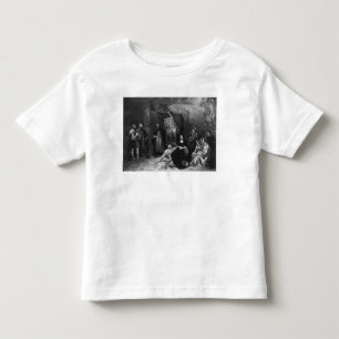 Camiseta Infantil Leonardo da Vinci que pinta o Gioconda
