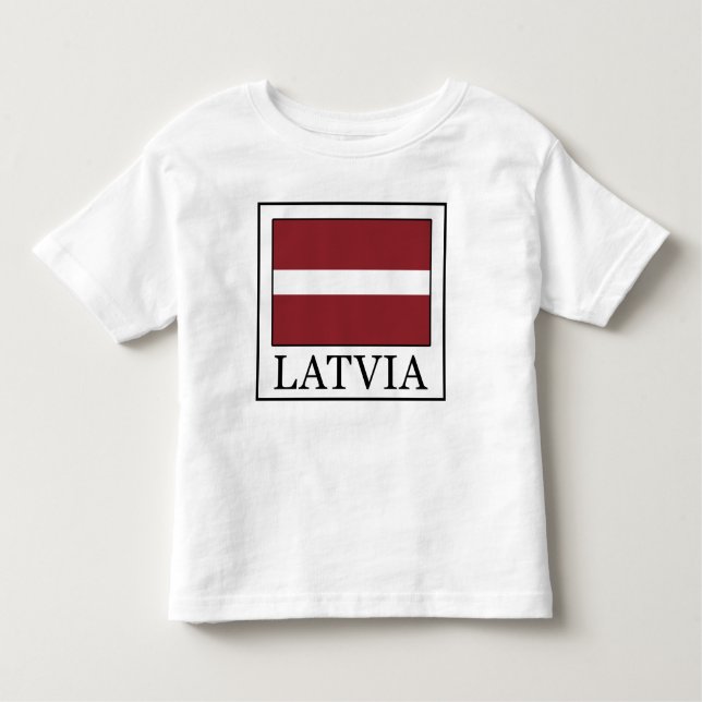 Camiseta Infantil Letónia (Frente)