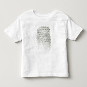 Camiseta Infantil Letra de George Frederick Handel