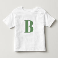 Letra inicial | Monograma Modern Trendy Sage Green