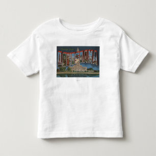 Camiseta Infantil Letra ScenesLouisiana de LouisianaLarge