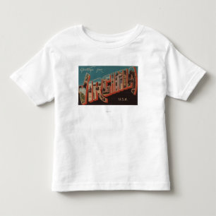 Camiseta Infantil Letra ScenesVirginia 4 de VirginiaLarge