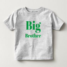 Camiseta Infantil Letras verdes do Big Brother bonitinhas