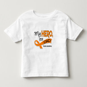 Camiseta Infantil Leucemia MEU HERÓI MEU PAI 42