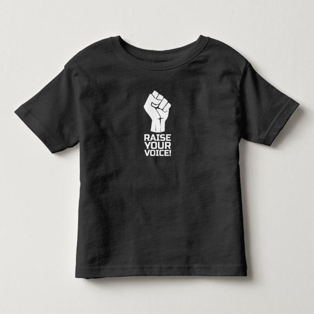Camiseta Infantil Levante Sua Voz 1 W (Frente)