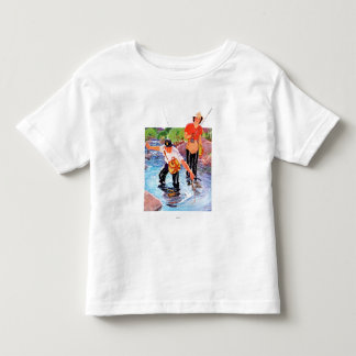 Camiseta Infantil Ligando um Peixe por R.J. Cavaliere