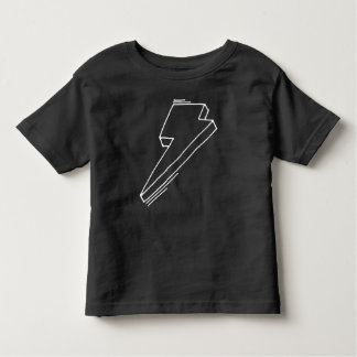 Camiseta Infantil Lightning Bolt Toddler T-Shirt Black
