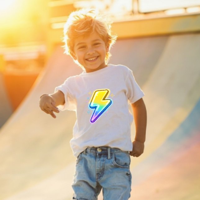 Camiseta Infantil Lightning Bolt Y2K (Criador carregado)