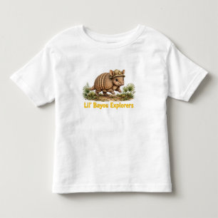 Camiseta Infantil Lil' Bayou Explorers Armadillo