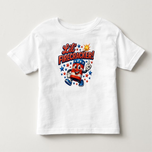 Camiseta Infantil  Lil’ Firecracker Frenzy (Frente)