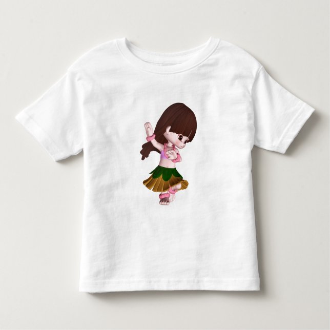 Camiseta Infantil Lil Hula Girl Tee 03 (Frente)