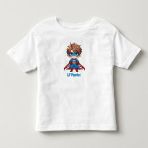 Camiseta Infantil Lil’ Patriot - Bebê Bastante Bastante