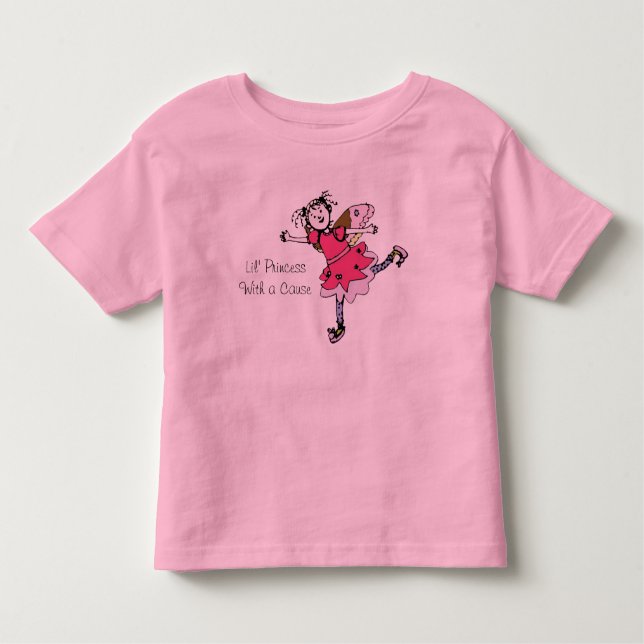 Camiseta Infantil Lil' Princess Toddler "T" (Frente)