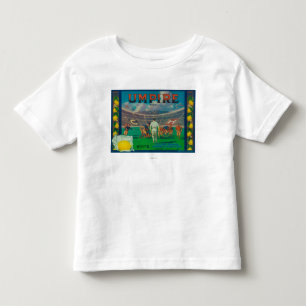 Camiseta Infantil Limão LabelClaremont do árbitro, CA