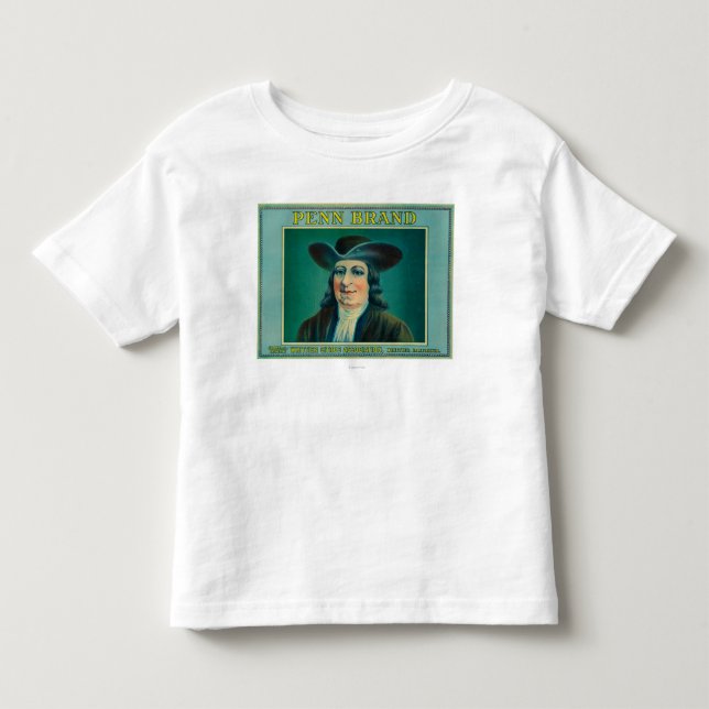 Camiseta Infantil Limão LabelWhittier de Penn, CA (Frente)
