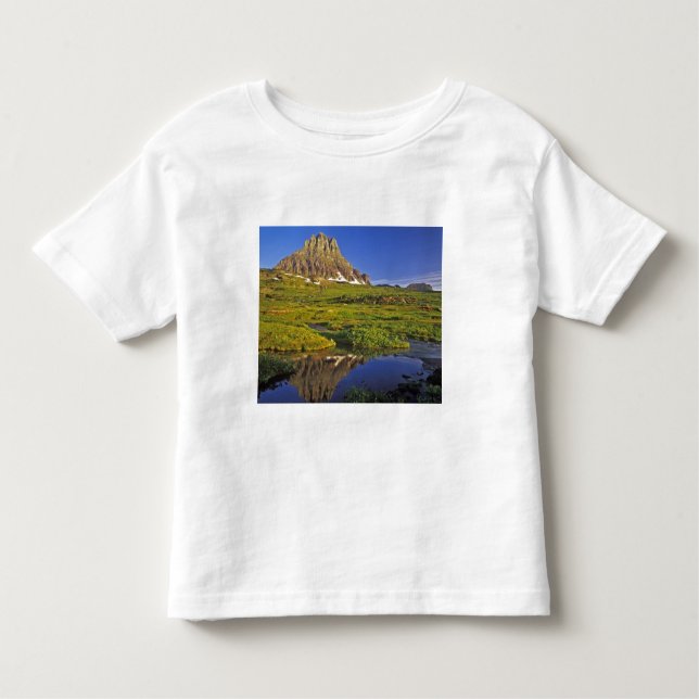 Camiseta Infantil Limpeza do Mt reflete em piscina pequena em Logan (Frente)
