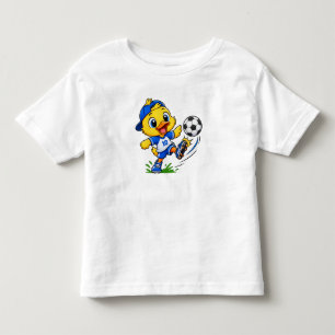 Camiseta Infantil Linda Garota de Futebol Futebol Desenho Infantil 
