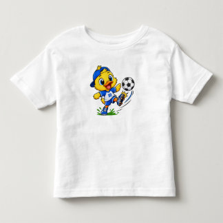 Camiseta Infantil Linda Garota de Futebol Futebol Desenho Infantil