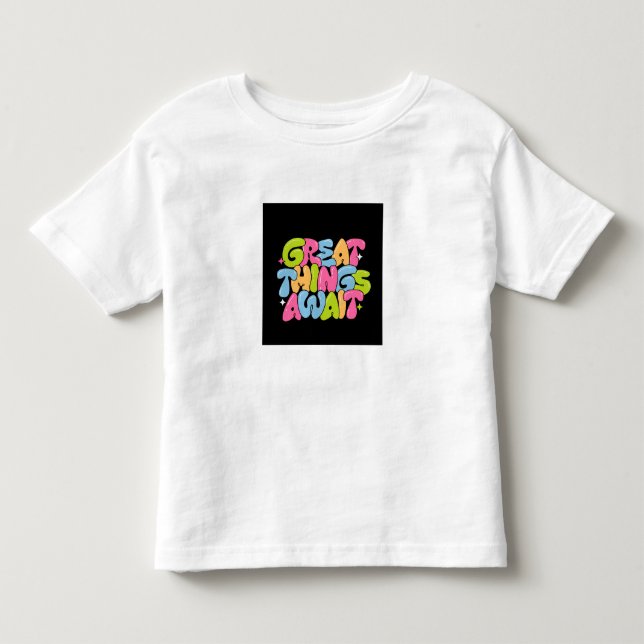 Camiseta Infantil Lindo design adorável (Frente)