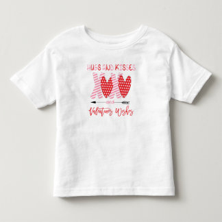 Camiseta Infantil Lindo XOXO Abraços e Beijos do Dia dos Namorados