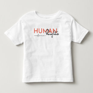 Camiseta Infantil Linha de vida dos direitos humanos