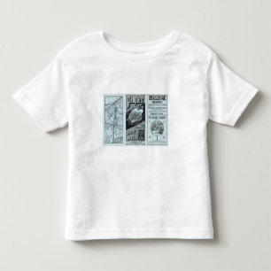 Camiseta Infantil Linha dos povos do mapa de navios