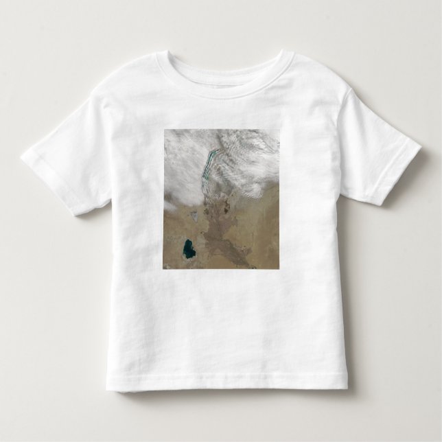 Camiseta Infantil Linhas distintas de nuvens (Frente)