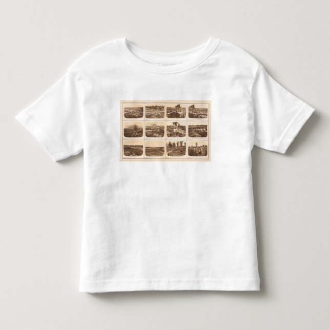 Camiseta Infantil Linhas rebelde, Atlanta, GA (Frente)