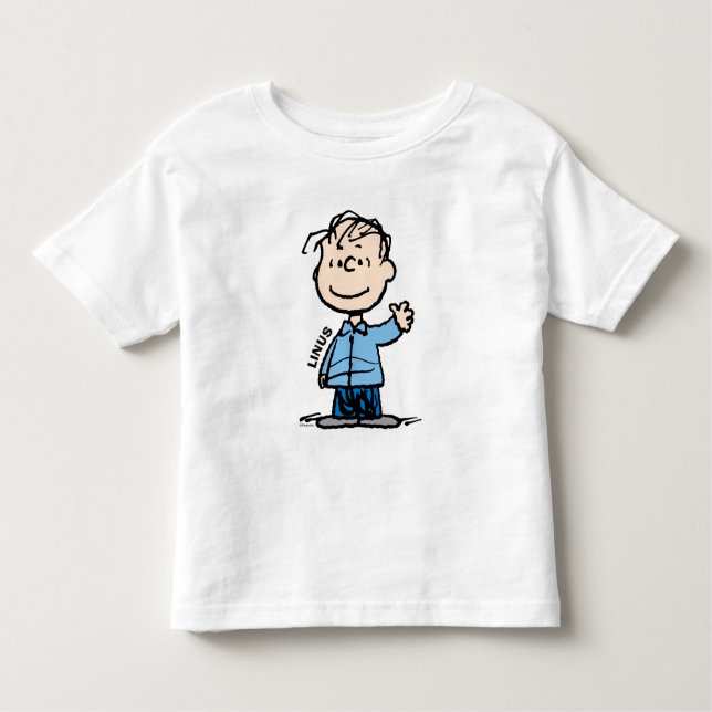 Camiseta Infantil Linus Waving (Frente)