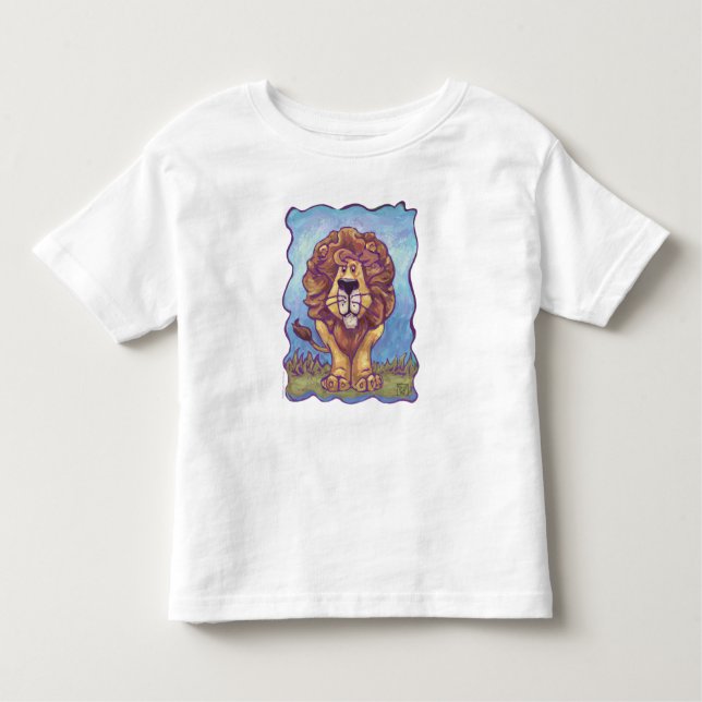 Camiseta Infantil Lion T-Shirts (Frente)
