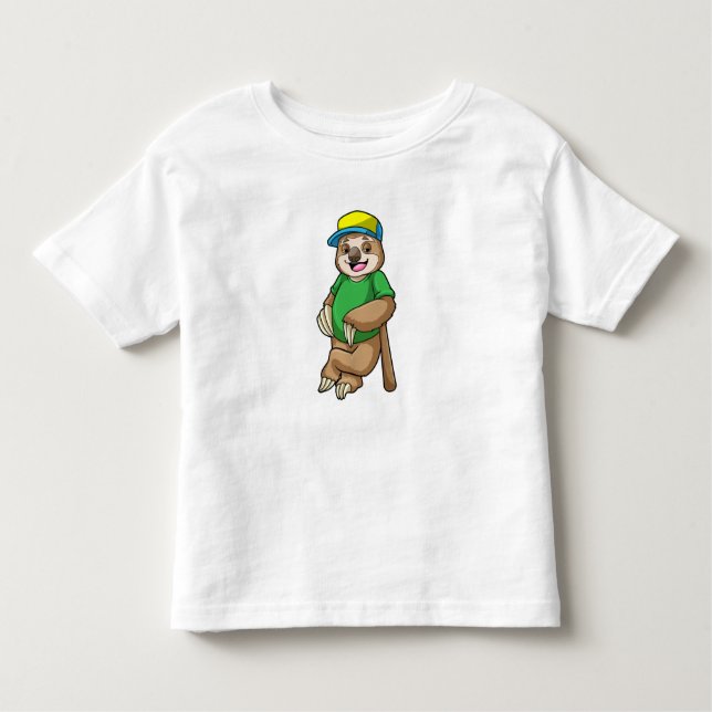 Camiseta Infantil Lira no Baseball com Baco de Baseball (Frente)