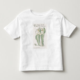 Camiseta Infantil Lírios do vale, do banquete da flora, 1901 (colo