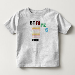 Camiseta Infantil Listras Legal Cinza