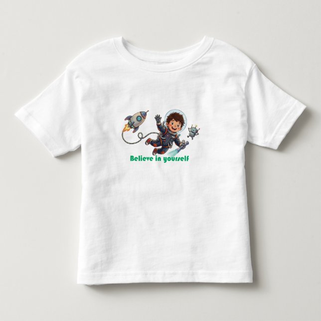 Camiseta Infantil Little astronaut T-Shirt (Frente)