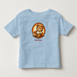 Camiseta Infantil Little Bear Cute Retro Kawaii Toddler T-Shirt